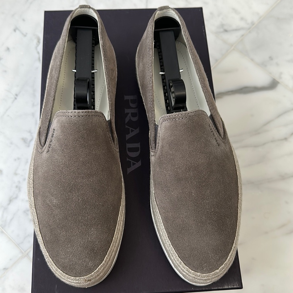 Men’s new Prada slip ons